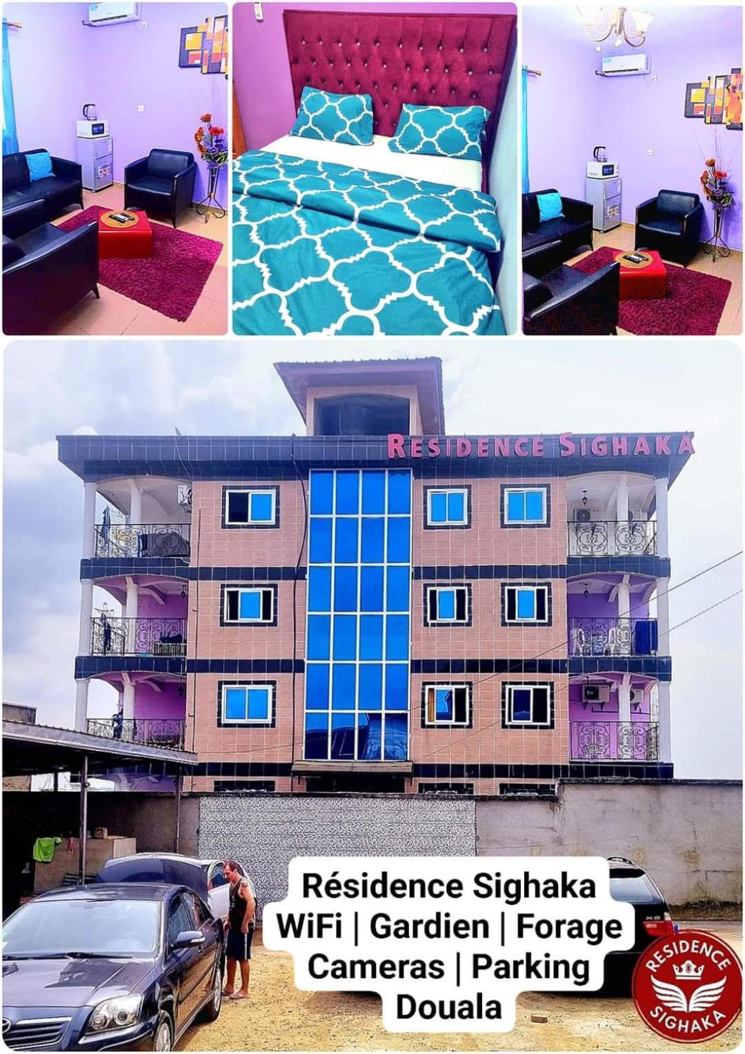 Residence Sighaka - Studio Meuble Vip Avec Wifi, Gardien, Parking Douala Dış mekan fotoğraf